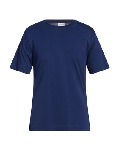 Dries Van Noten Man T-shirt Blue Size Xl Cotton