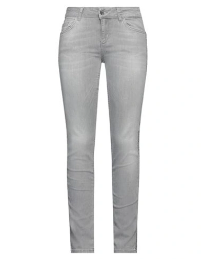 Liu •jo Woman Jeans Grey Size 30 Cotton, Polyester, Elastane