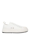 Dsquared2 Man Sneakers White Size 6.5 Textile Fibers In White