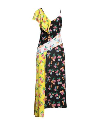MSGM MSGM WOMAN MIDI DRESS BLACK SIZE 6 VISCOSE