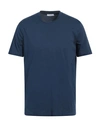 Boglioli Man T-shirt Navy Blue Size Xxl Cotton