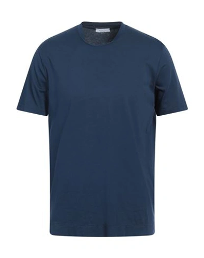 Boglioli Man T-shirt Navy Blue Size Xxl Cotton