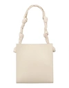 JIL SANDER JIL SANDER WOMAN SHOULDER BAG IVORY SIZE - CALFSKIN