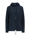 Lacoste Woman Jacket Midnight Blue Size 10 Polyester
