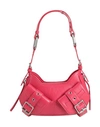 Biasia Y2k Small Leather Shoulder Bag In Magenta