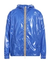 K-way Man Overcoat Blue Size L Polyamide
