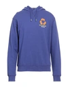 Dsquared2 Man Sweatshirt Purple Size L Cotton, Elastane In Purple
