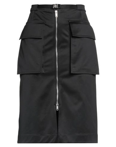 Givenchy Woman Midi Skirt Black Size 8 Polyester