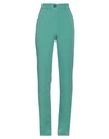 Pinko Woman Pants Green Size 2 Polyester, Elastane