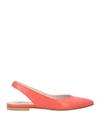Gioia.a. Gioia. A. Woman Ballet Flats Tomato Red Size 11 Soft Leather