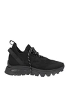 Dsquared2 Man Sneakers Black Size 12 Textile Fibers In Black