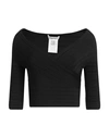 PHILOSOPHY DI LORENZO SERAFINI PHILOSOPHY DI LORENZO SERAFINI WOMAN SWEATER BLACK SIZE 6 VISCOSE