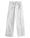 Off-white Carpenter Body Scan Print Loose-fitting Jeans In Off White