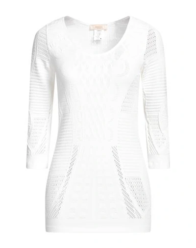 Marani Jeans Woman T-shirt White Size L/xl Polyamide, Cotton, Elastane