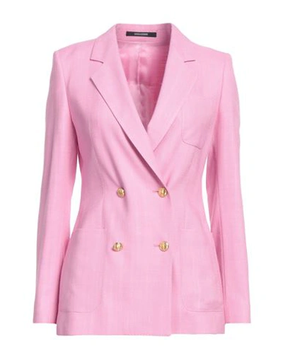 Tagliatore 02-05 Woman Blazer Pink Size 4 Viscose, Polyamide, Lyocell