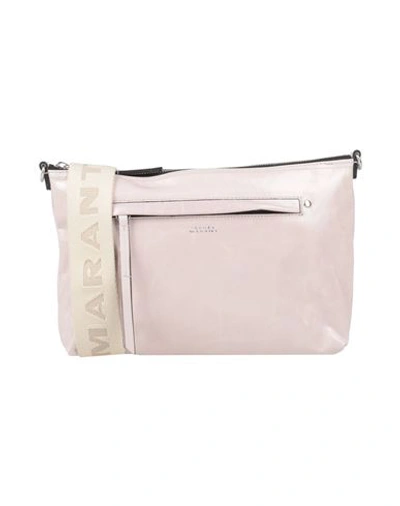 Isabel Marant Woman Cross-body Bag Blush Size - Cow Leather, Polyester In Pink