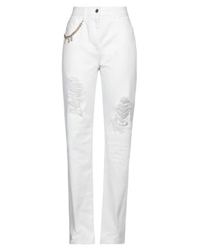 Elisabetta Franchi Jeans In White