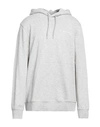 Han Kjobenhavn Han Kjøbenhavn Man Sweatshirt Light Grey Size S Cotton, Polyester In Grey