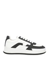 DSQUARED2 DSQUARED2 MAN SNEAKERS WHITE SIZE 9 CALFSKIN