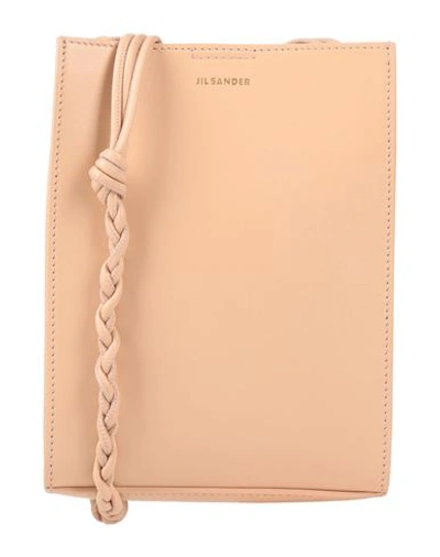 Jil Sander Woman Cross-body Bag Beige Size - Soft Leather In Beige