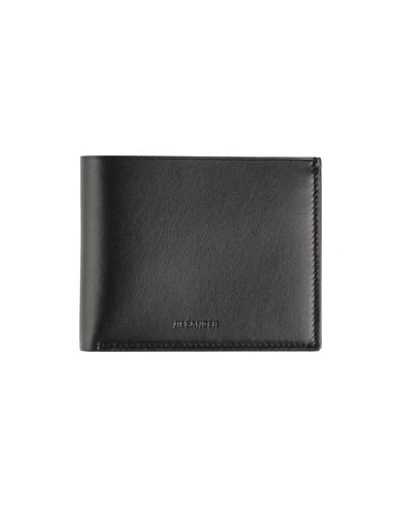 Jil Sander Woman Wallet Black Size - Calfskin
