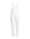 Burberry Woman Overalls White Size 6 Polyester, Virgin Wool In White