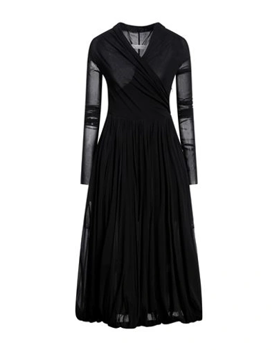 Philosophy Di Lorenzo Serafini Woman Midi Dress Black Size 10 Polyamide