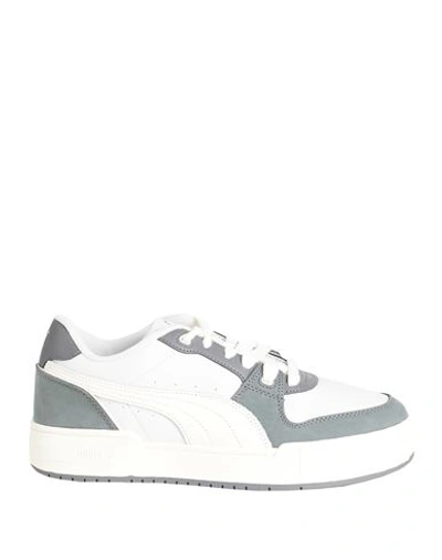 Puma Woman Sneakers Light Grey Size 8.5 Soft Leather