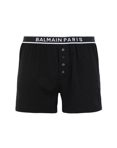 Balmain Man Boxer Black Size L Cotton