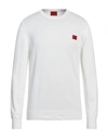 Hugo Man Sweater White Size Xl Cotton