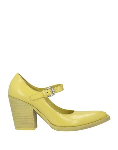 Prada 90mm Brushed Leather Pumps In Cedro