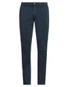 Pharley - New York Man Pants Navy Blue Size 32 Cotton, Elastane