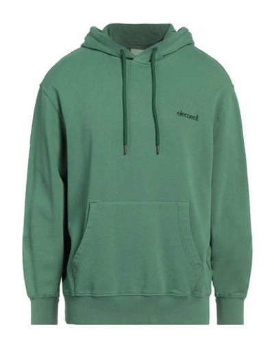 Element Man Sweatshirt Green Size L Cotton In Green