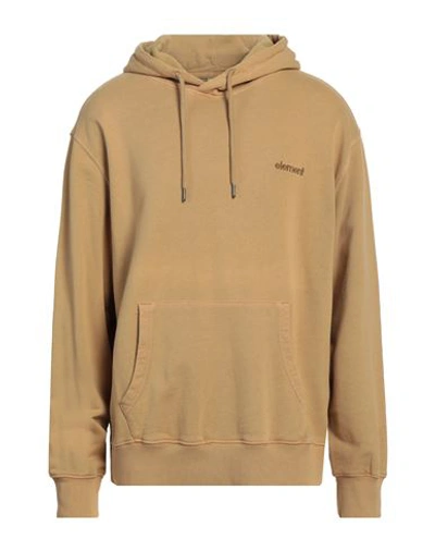 Element Man Sweatshirt Camel Size M Cotton In Beige