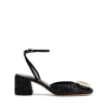 CASADEI CASADEI RING CLEO SANDAL - WOMAN SANDALS BLACK INFINITY 37