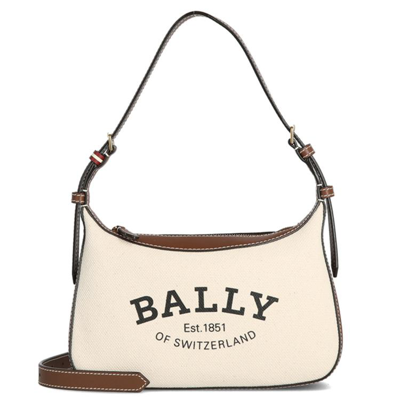 Bally Coralye Logo-print Shoulder Bag In White