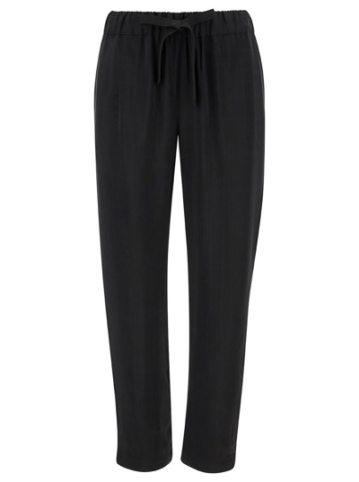 Semicouture Buddy Pants Viscose In Black