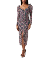 Astr Jamila Dress In Teal Pink Multi