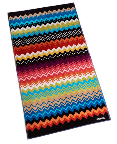 Missoni Giacomo Cotton Beach Towel, 39" X 71" In Multicolor
