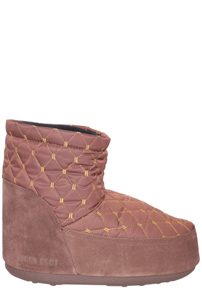Moon Boot Icon Low Quilted Slip In Brown