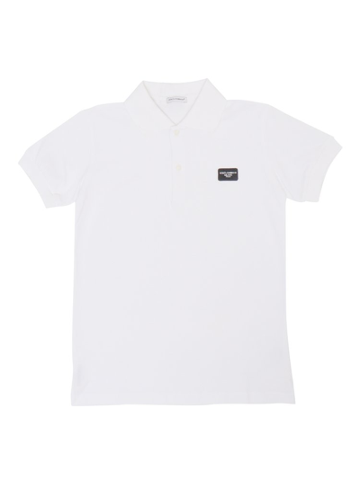 Dolce & Gabbana Kids Logo In White