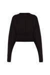 RICK OWENS RICK OWENS CROPPED KNITTED JUMPER
