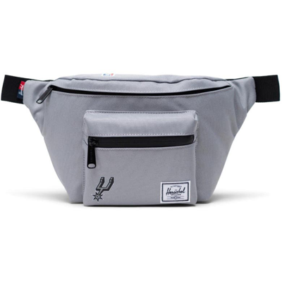 Herschel Supply Co San Antonio Spurs Seventeen Team Color Hipsack In Silver