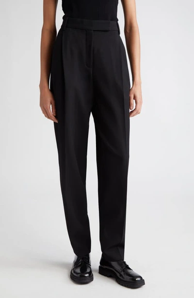 Partow Bacall Cotton Twill Pants In Black