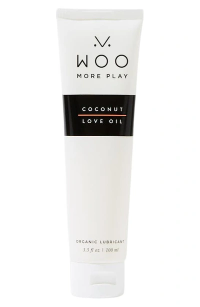 Woo More Play Coconut Love Oil In White