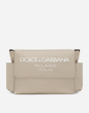 Dolce & Gabbana Nylon Changing Mat Bag In Beige