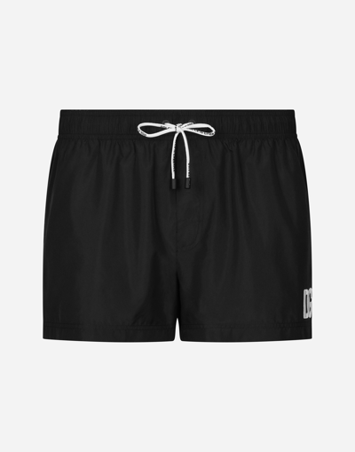 Dolce & Gabbana New Boxer Corto In Black