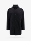 Moorer Hektor Waterproof Jacket With Hidden Hood In Blue