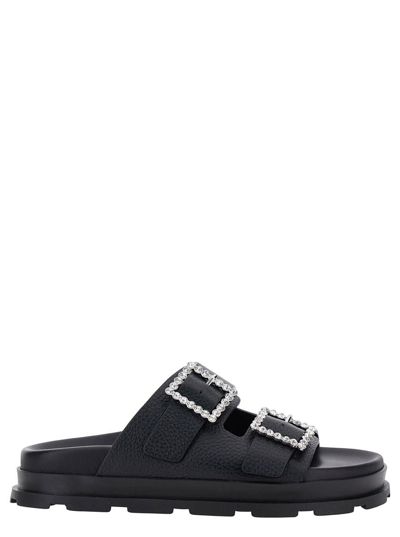 Pollini Ciabatta In Black