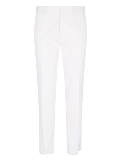 Dsquared2 Cool Guy Stretch Cotton Pants In White